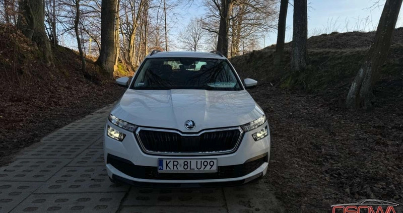 Skoda Kamiq cena 79999 przebieg: 54000, rok produkcji 2020 z Okonek małe 781